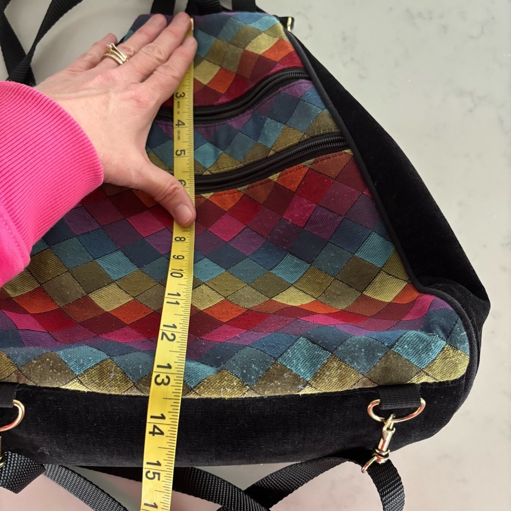 Danny K. Multicolor Geometric Design Backpack - Picture 8 of 10
